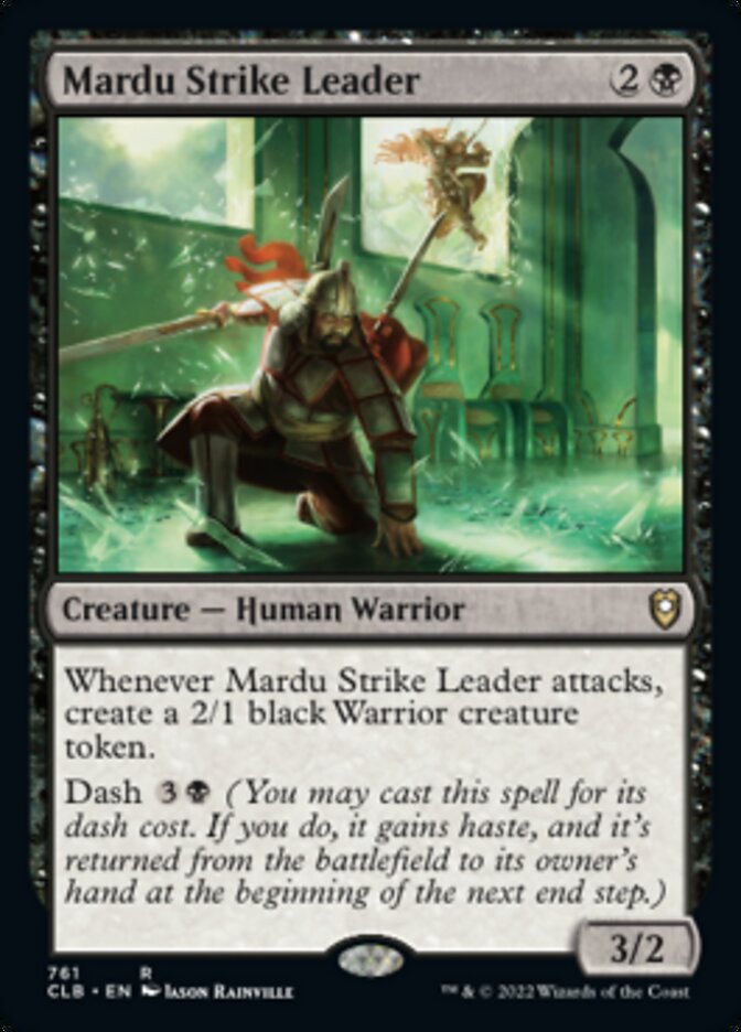 Mardu Strike Leader [Commander Legends: Battle for Baldur's Gate] | Good Games North