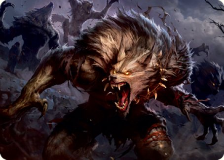 Village Reavers Art Card [Innistrad: Midnight Hunt Art Series] | Good Games North