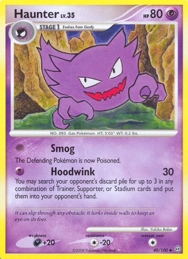 Haunter (40/100) [Diamond & Pearl: Stormfront] | Good Games North