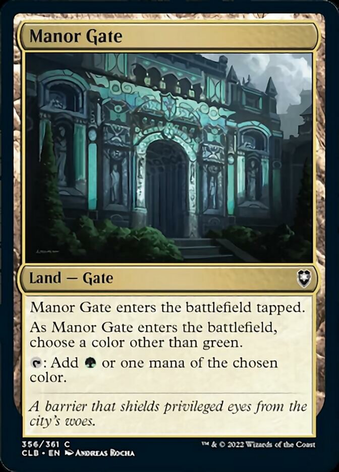 Manor Gate [Commander Legends: Battle for Baldur's Gate] | Good Games North