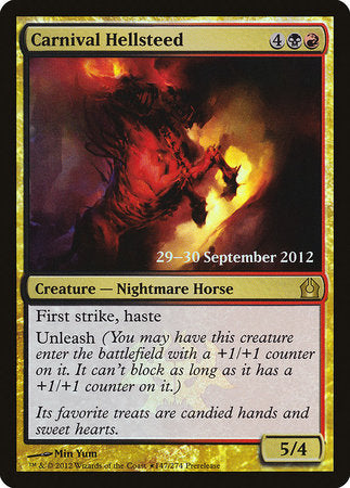 Carnival Hellsteed [Return to Ravnica Promos] | Good Games North