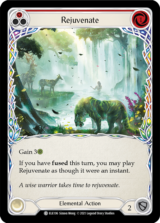Rejuvenate (Red) [ELE106] (Tales of Aria)  1st Edition Normal | Good Games North