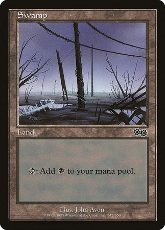 Swamp (342) [Urza's Saga] | Good Games North