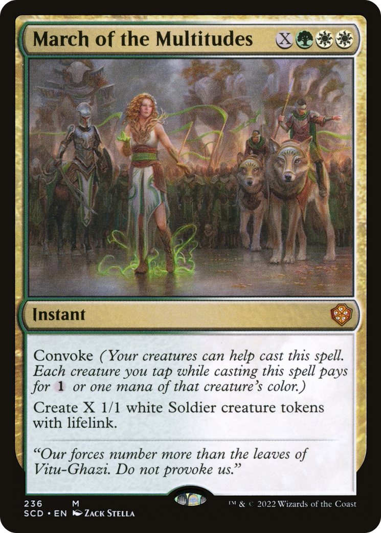 March of the Multitudes [Starter Commander Decks] | Good Games North