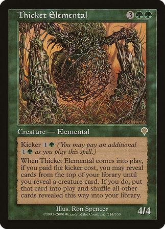 Thicket Elemental [Invasion] | Good Games North