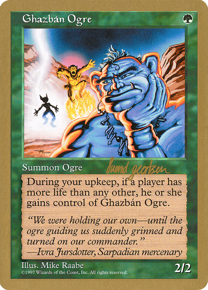 Ghazbán Ogre (Svend Geertsen) [World Championship Decks 1997] | Good Games North