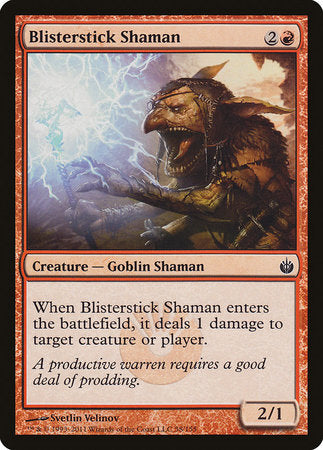 Blisterstick Shaman [Mirrodin Besieged] | Good Games North