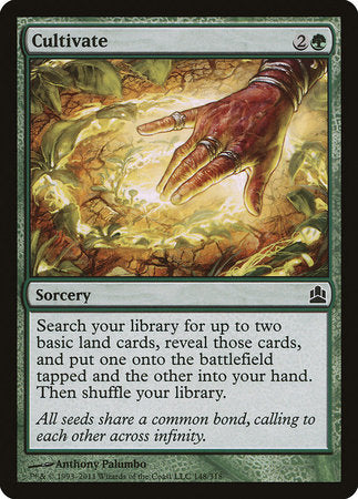 Cultivate [Commander 2011] | Good Games North
