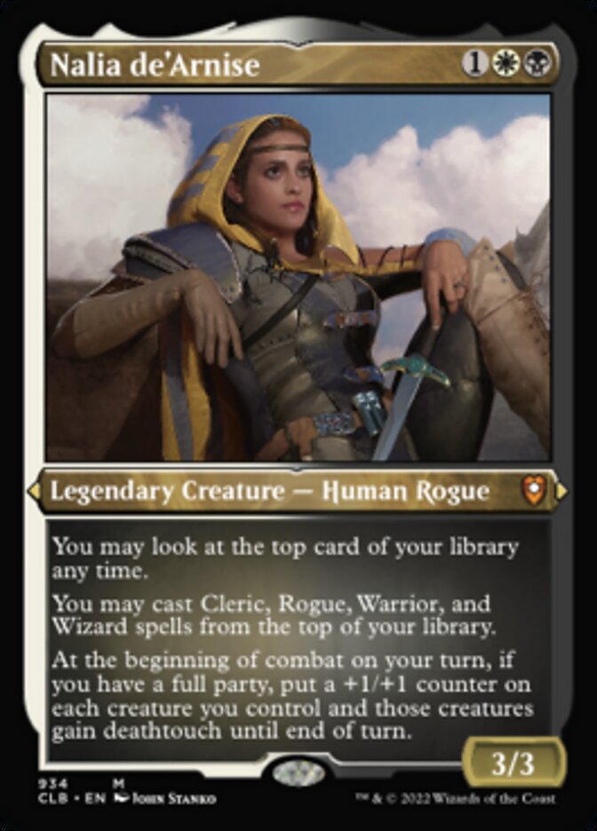 Nalia de'Arnise (Display Commander) (Foil Etched) [Commander Legends: Battle for Baldur's Gate] | Good Games North