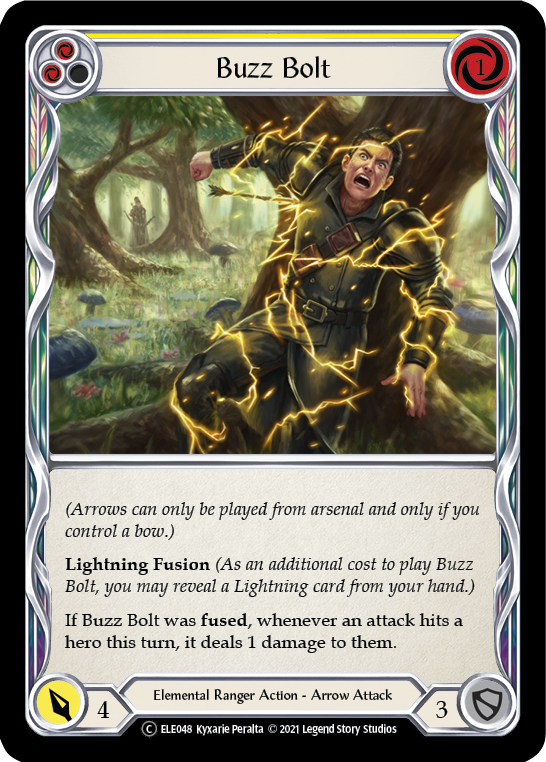 Buzz Bolt (Yellow) [U-ELE048] Unlimited Rainbow Foil | Good Games North
