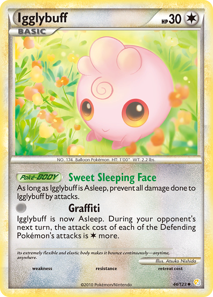Igglybuff (44/123) [HeartGold & SoulSilver: Base Set] | Good Games North