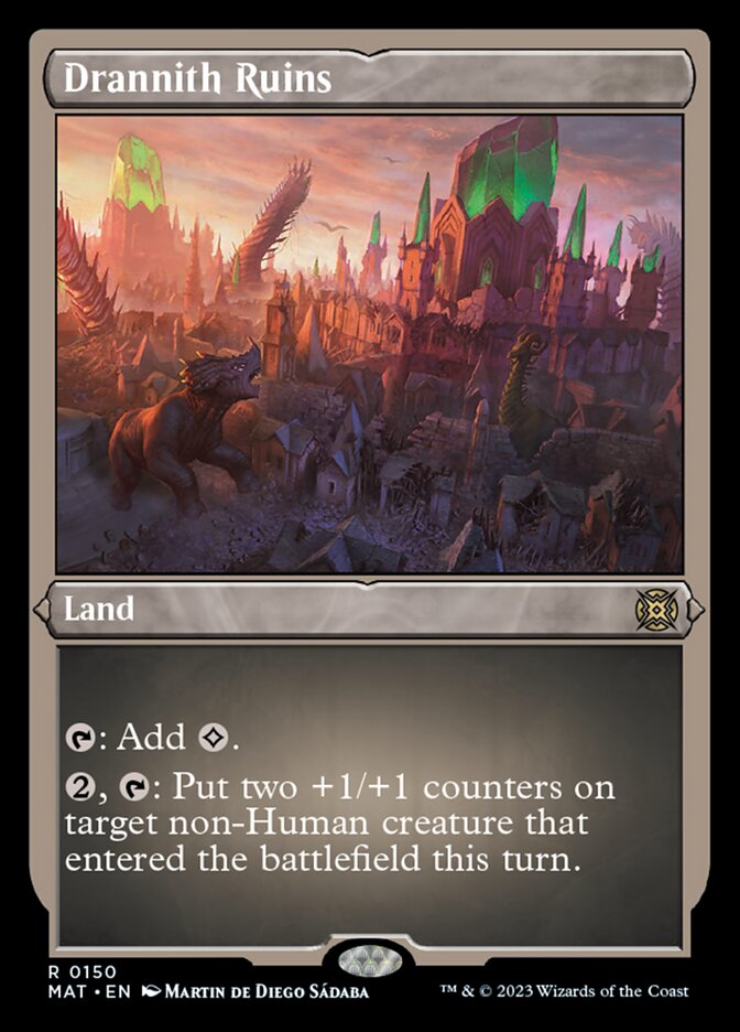 Drannith Ruins (Foil Etched) [March of the Machine: The Aftermath] | Good Games North