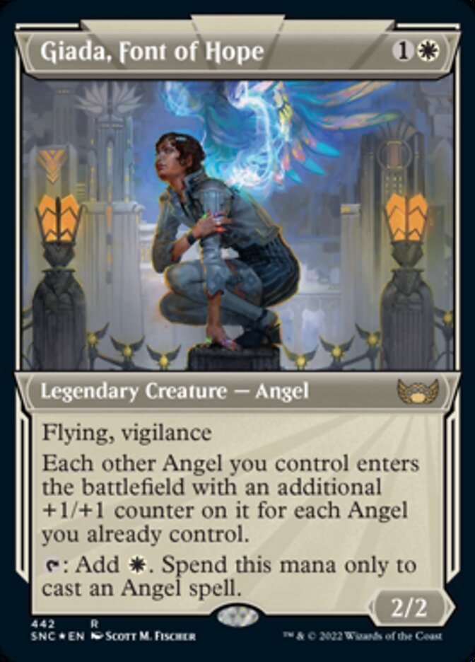 Giada, Font of Hope (Showcase Art Deco Foil Etched) [Streets of New Capenna] | Good Games North
