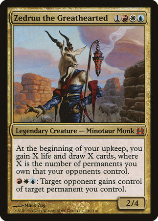 Zedruu the Greathearted [Commander 2011] | Good Games North