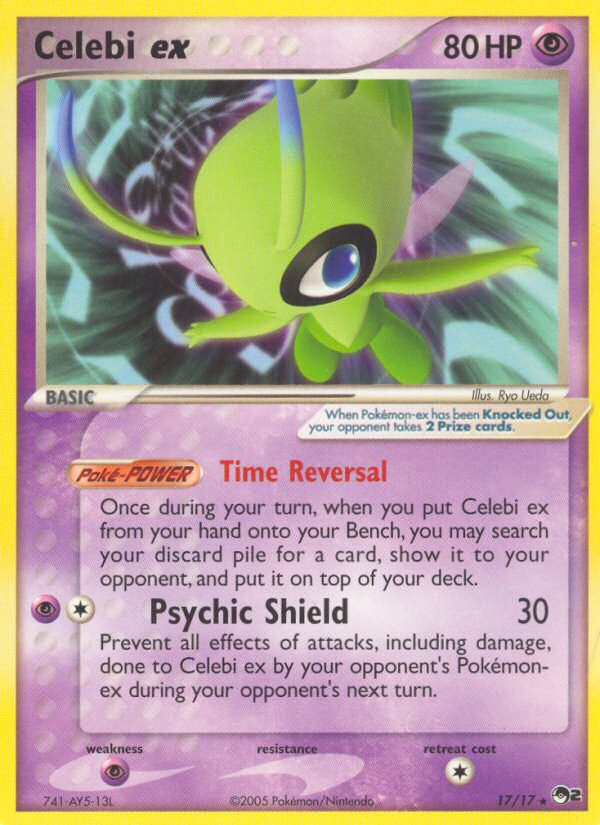 Celebi ex (17/17) [POP Series 2] | Good Games North