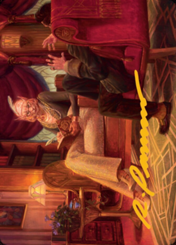Phabine, Boss's Confidant Art Card (Gold-Stamped Signature) [Streets of New Capenna Art Series] | Good Games North