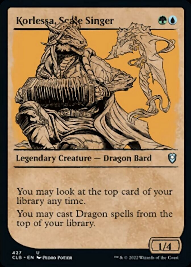 Korlessa, Scale Singer (Showcase) [Commander Legends: Battle for Baldur's Gate] | Good Games North