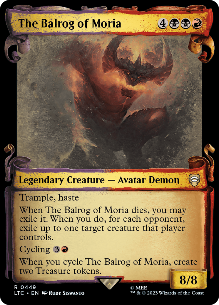 The Balrog of Moria [The Lord of the Rings: Tales of Middle-Earth Commander Showcase Scrolls] | Good Games North