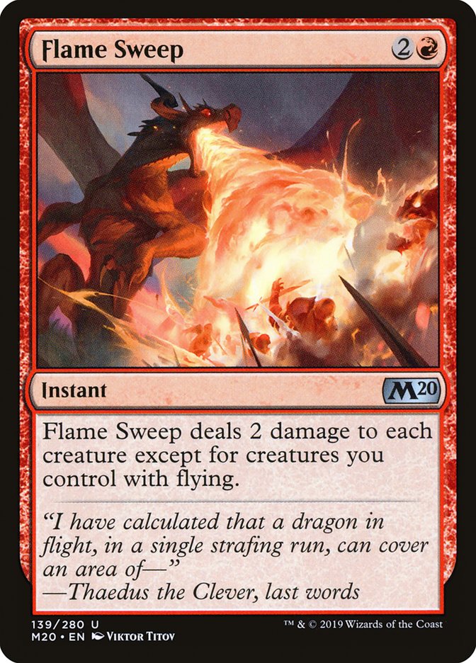 Flame Sweep [Core Set 2020] | Good Games North