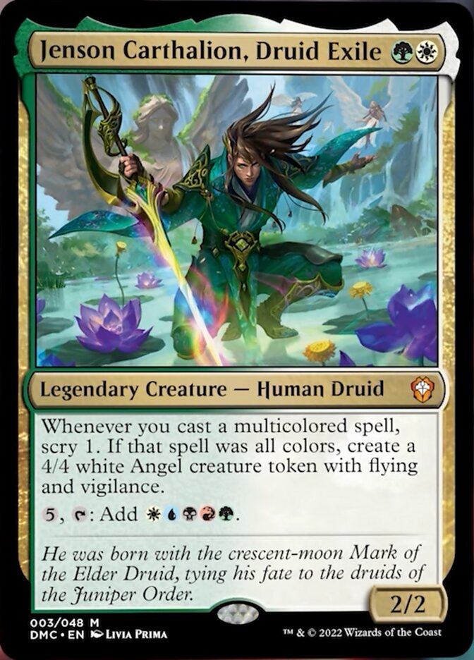 Jenson Carthalion, Druid Exile [Dominaria United Commander] | Good Games North