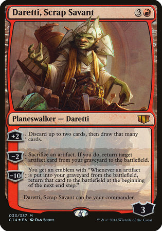 Daretti, Scrap Savant (Commander 2014) [Commander 2014 Oversized] | Good Games North
