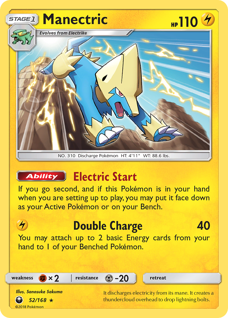 Manectric (52/168) [Sun & Moon: Celestial Storm] | Good Games North