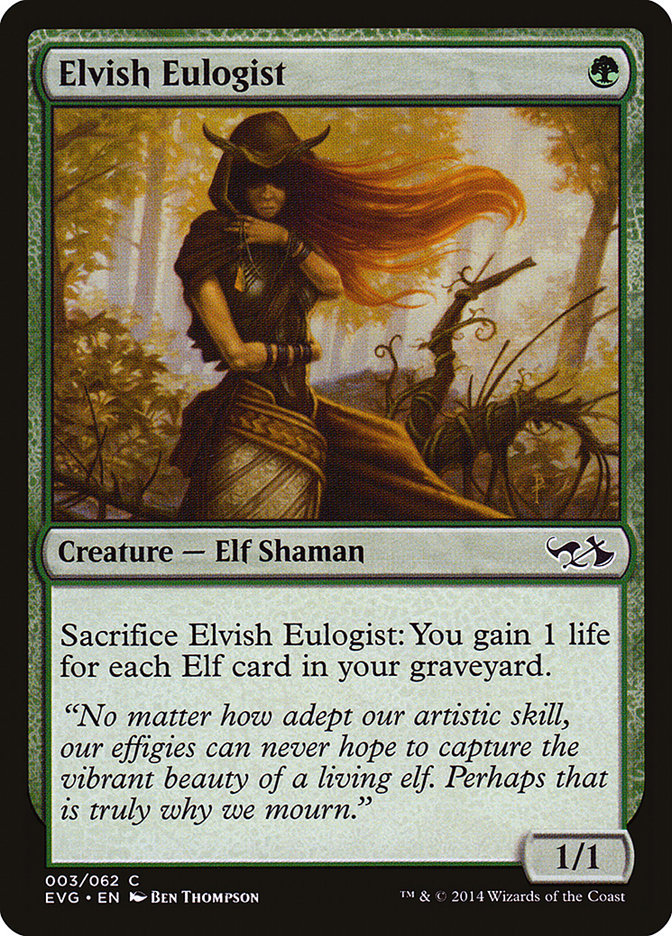 Elvish Eulogist (Elves vs. Goblins) [Duel Decks Anthology] | Good Games North