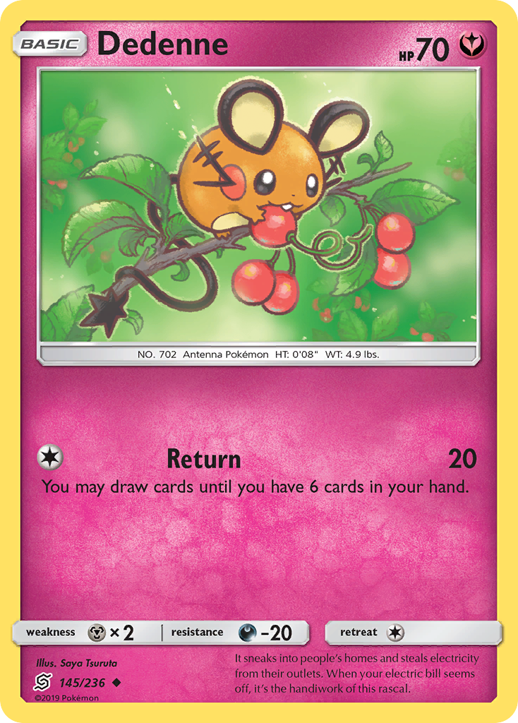 Dedenne (145/236) [Sun & Moon: Unified Minds] | Good Games North