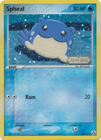Spheal (65/92) (Stamped) [EX: Legend Maker] | Good Games North