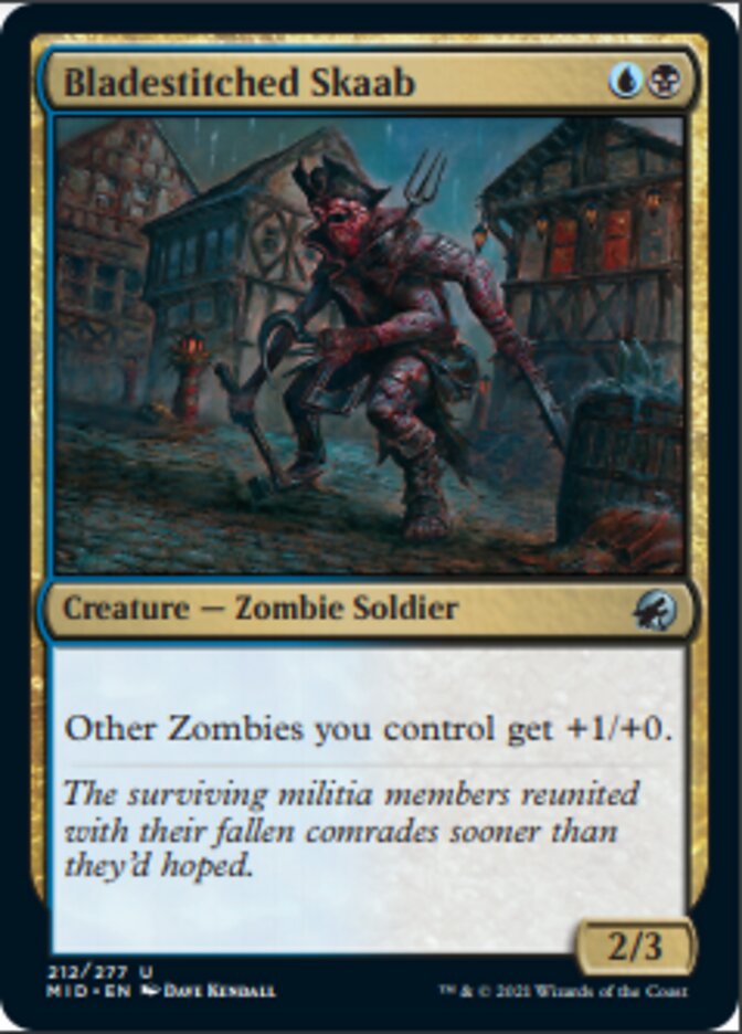 Bladestitched Skaab [Innistrad: Midnight Hunt] | Good Games North