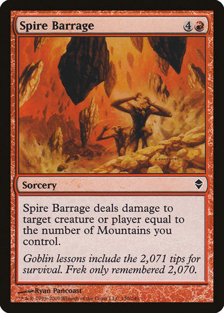 Spire Barrage [Zendikar] | Good Games North