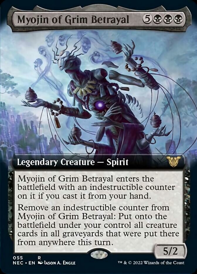 Myojin of Grim Betrayal (Extended) [Kamigawa: Neon Dynasty Commander] | Good Games North