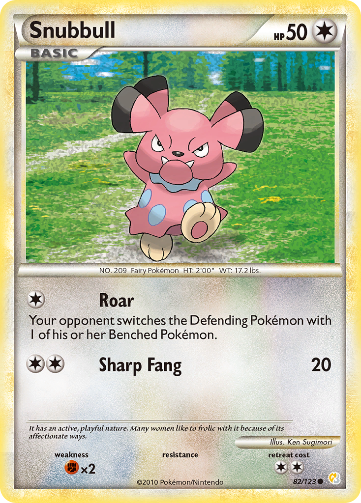 Snubbull (82/123) [HeartGold & SoulSilver: Base Set] | Good Games North