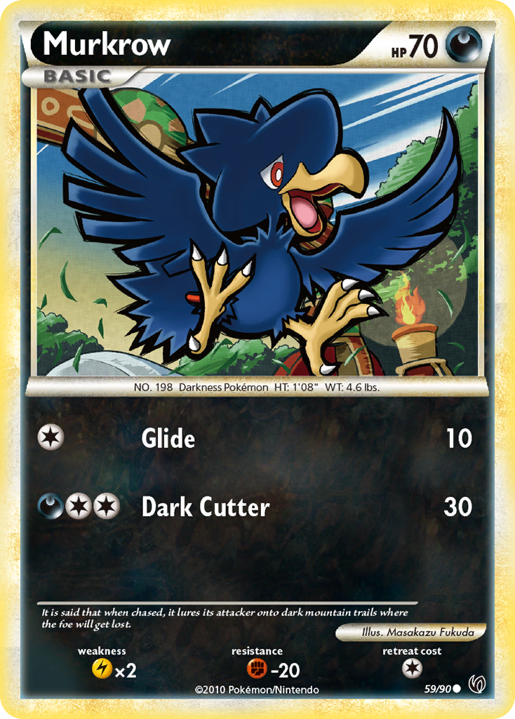 Murkrow (59/90) [HeartGold & SoulSilver: Undaunted] | Good Games North