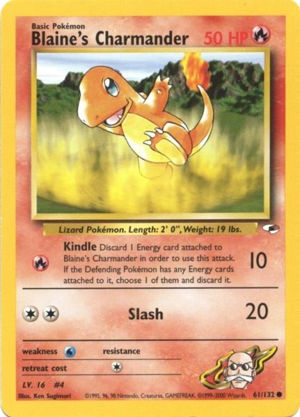 Blaine's Charmander (61/132) [Gym Heroes Unlimited] | Good Games North