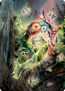 Go-Shintai of Life's Origin Art Card [Kamigawa: Neon Dynasty Art Series] | Good Games North