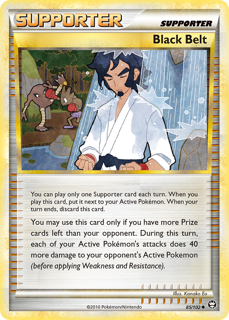Black Belt (85/102) [HeartGold & SoulSilver: Triumphant] | Good Games North