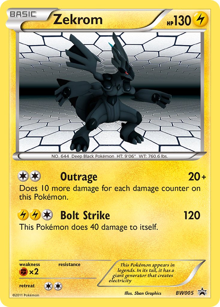 Zekrom (BW005) [Black & White: Black Star Promos] | Good Games North
