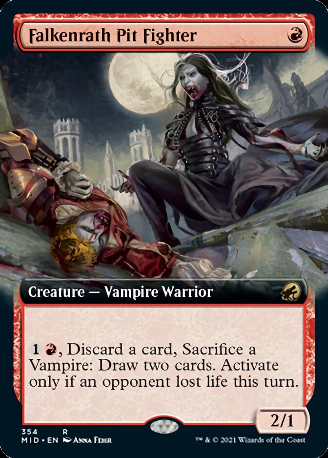 Falkenrath Pit Fighter (Extended) [Innistrad: Midnight Hunt] | Good Games North