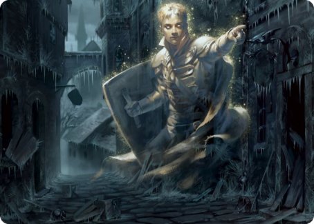 Dennick, Pious Apparition Art Card [Innistrad: Midnight Hunt Art Series] | Good Games North
