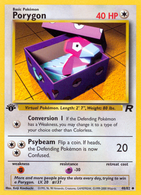 Porygon (48/82) [Team Rocket 1st Edition] | Good Games North