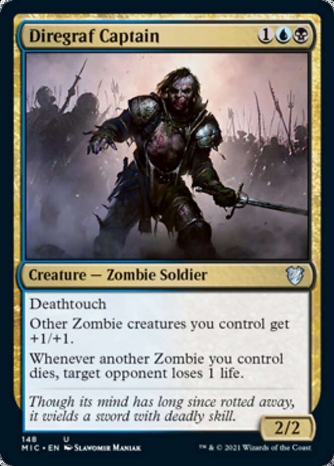 Diregraf Captain [Innistrad: Midnight Hunt Commander] | Good Games North