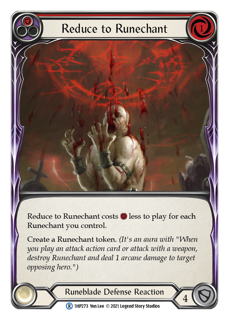 Reduce to Runechant (Red) [1HP273] | Good Games North