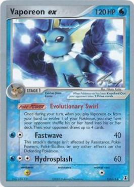 Vaporeon ex (110/113) (Legendary Ascent - Tom Roos) [World Championships 2007] | Good Games North