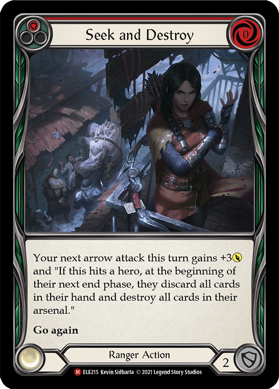 Seek and Destroy [ELE215] (Tales of Aria)  1st Edition Rainbow Foil | Good Games North