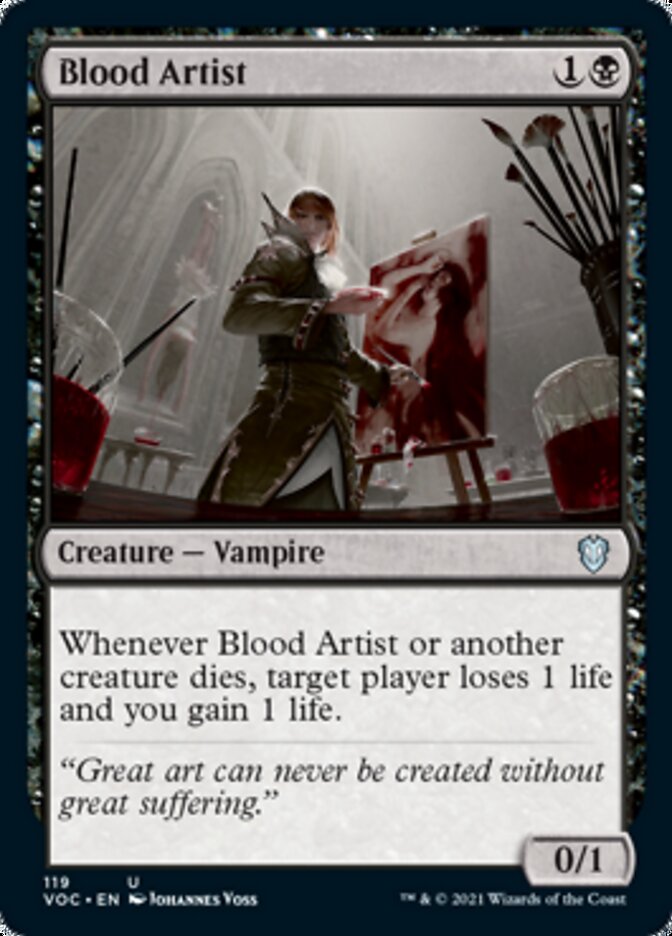 Blood Artist [Innistrad: Crimson Vow Commander] | Good Games North