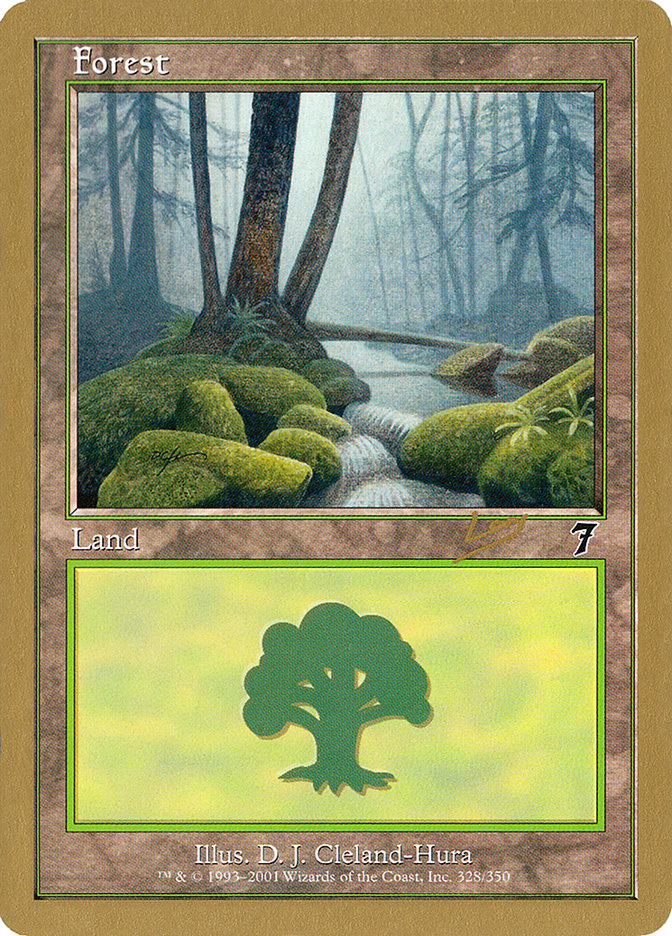 Forest (rl328) (Raphael Levy) [World Championship Decks 2002] | Good Games North