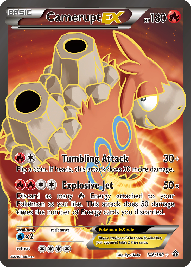 Camerupt EX (146/160) [XY: Primal Clash] | Good Games North