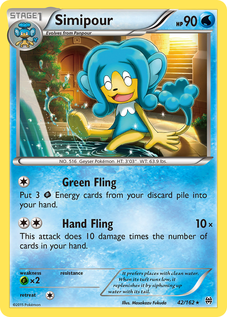 Simipour (42/162) [XY: BREAKthrough] | Good Games North