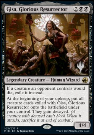 Gisa, Glorious Resurrector (Promo Pack) [Innistrad: Midnight Hunt Promos] | Good Games North